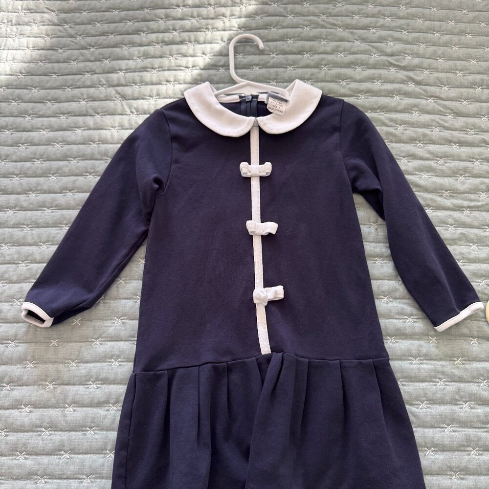 Florence Eiseman NAVY PETER PAN COLLAR DRESS